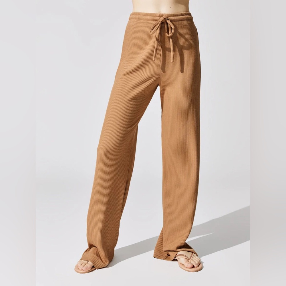 LESET Ali Drawstring Wide Leg Pant Size M
